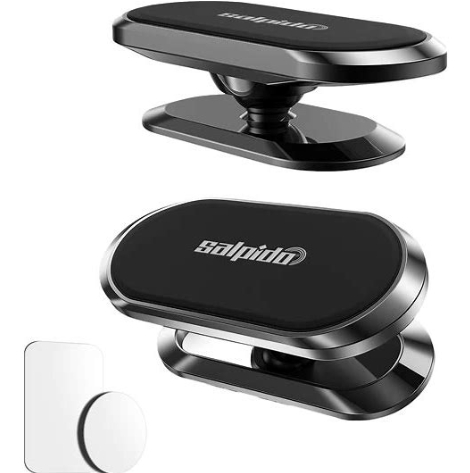 Salpido Magnetic Car Phone Mount, 360° Adjustable Mobile Stand, Strong Hold And Flexible